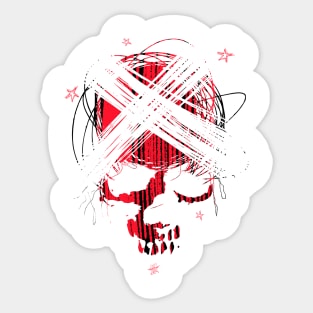 star skull 2 Sticker